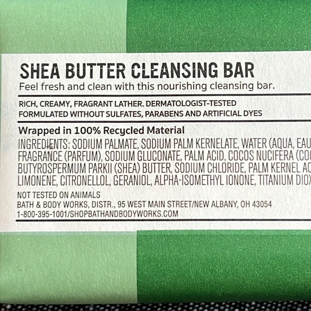 Bath and Body Works Eucalyptus Spearmint Shea Butter Cleansing Bar Set